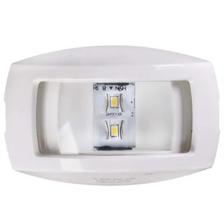 Stern LED Navigation Light With ClearLens White Body