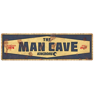 Tin Sign 'Man Cave'