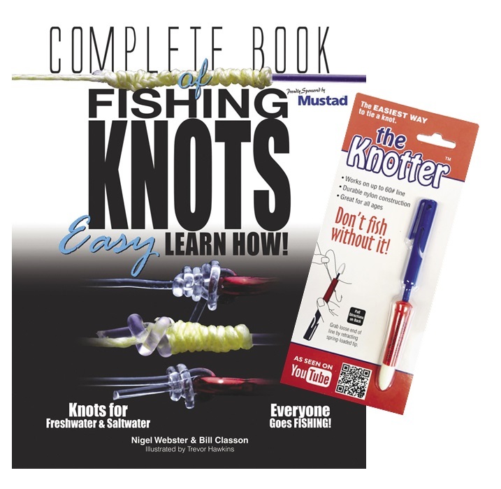Complete book Of Fishing Knots PLUS Knotter Tool 