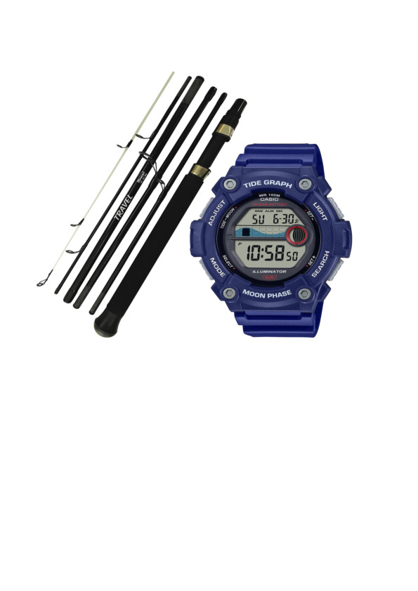 CASIO Tide Watch PLUS Eurocor 6 Piece Take Apart Spin Rod