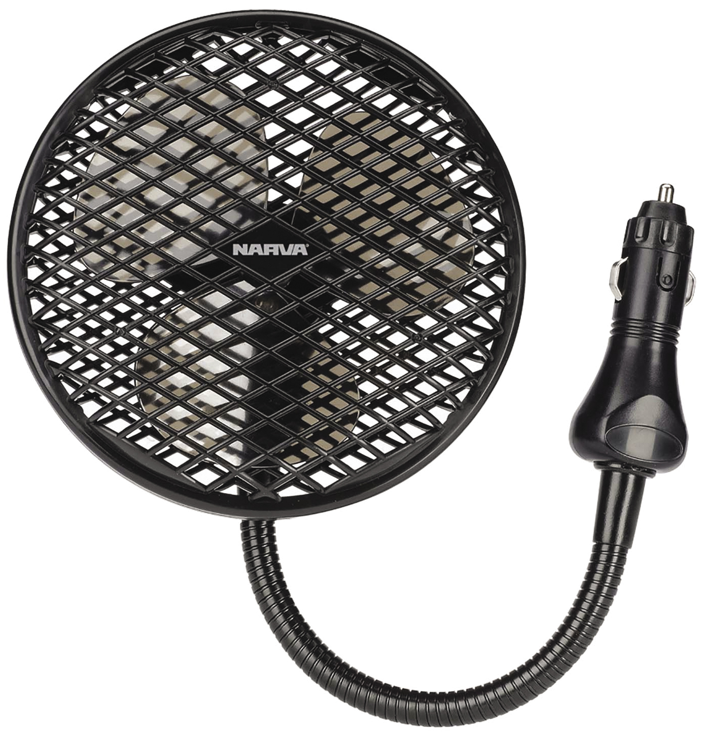 12 Volt Fan With High And Low Setting Cigarette Lighter Plug