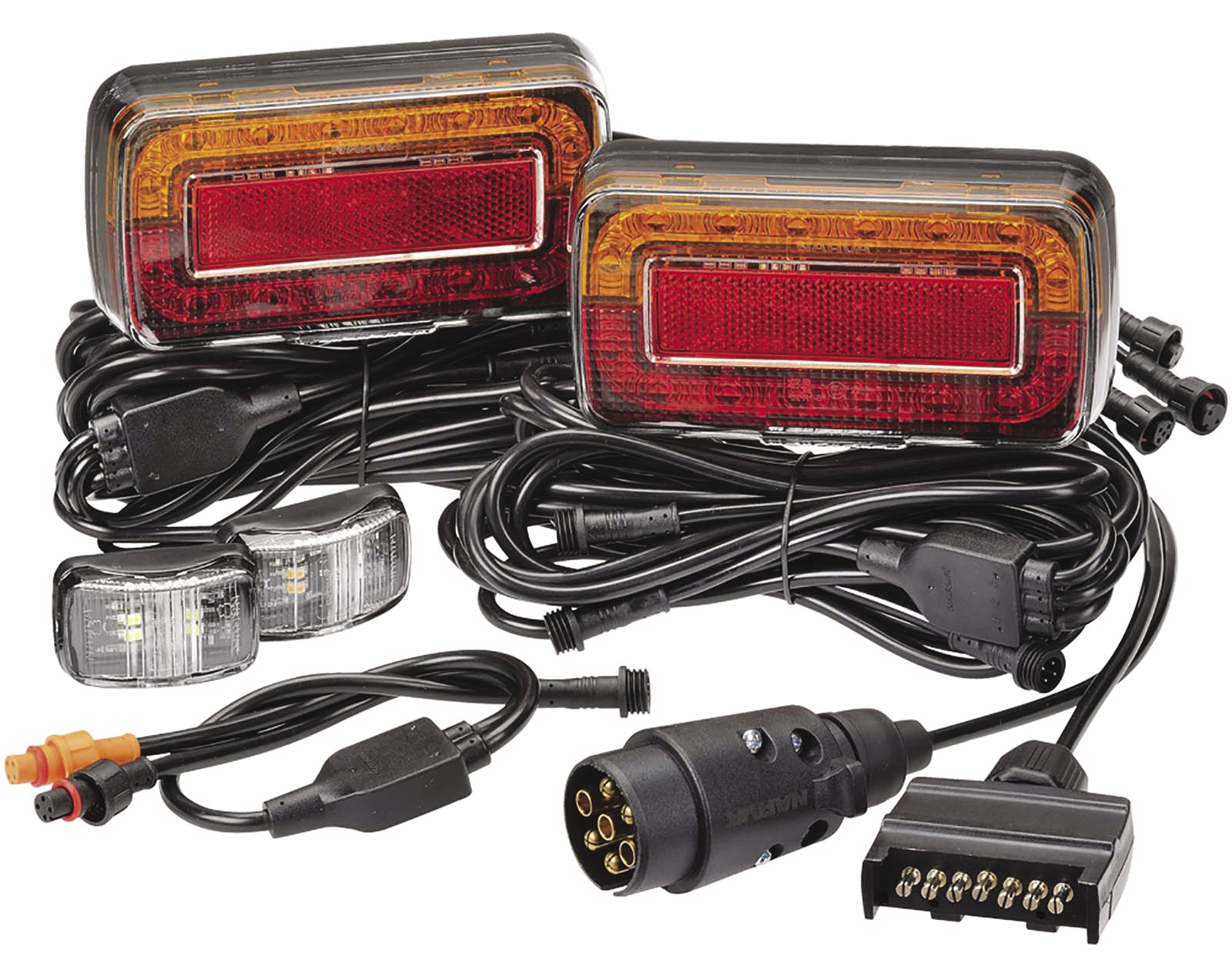 LED Complete Submersible Trailer Lamp Kit 12 Volt