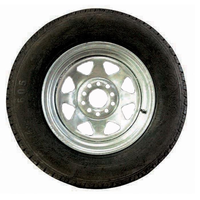 Spare Trailer Wheel Rim And Tyre Multi-Fit Hole Pattern 13 x 175 