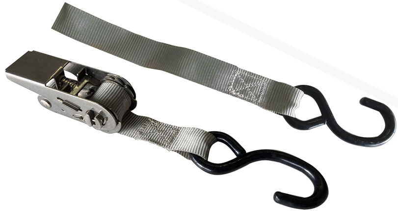 Stainless Steel Over Boat Ratchet Tie Down 25mm x 4m 