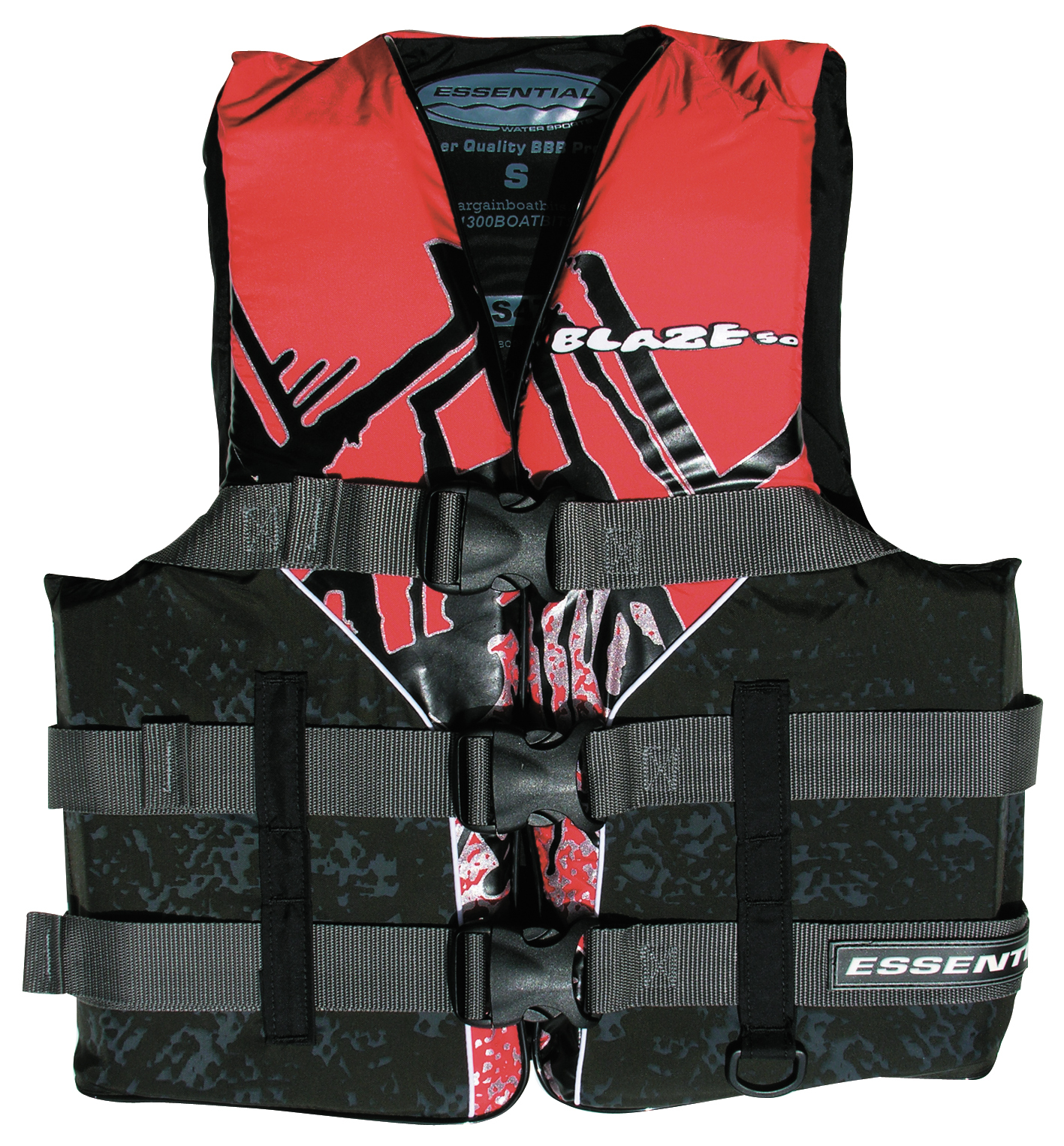 Essential Blaze L50 Adult Small Ski Vest Red Essential