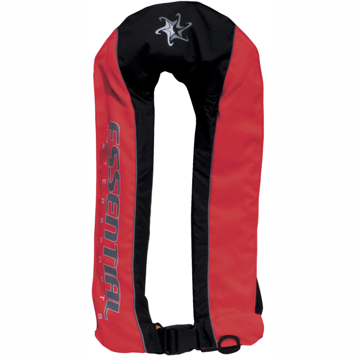 Essential Deluxe Manual Inflatable Jacket Red Approved to AS 4758-1, Level 150 Essential