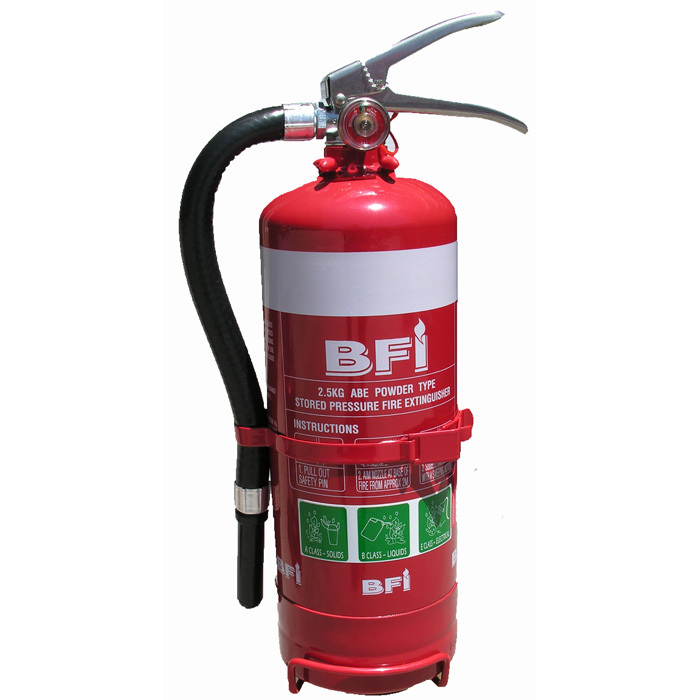 2.5kg Popular 3A:40B;E Dry Powder Fire Extinguisher With Mounting Bracket 