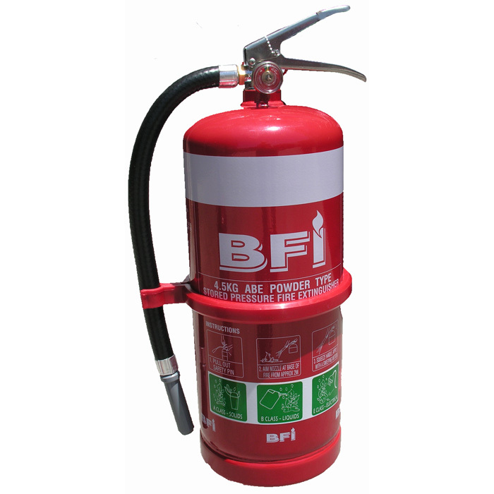 4.5kg Popular 4A:60B;E Dry Powder Fire Extinguisher With Mounting Bracket 