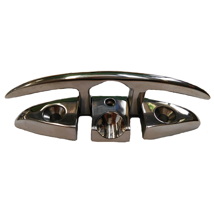 Stainless Steel Fold Down Mooring Cleat 155mm 