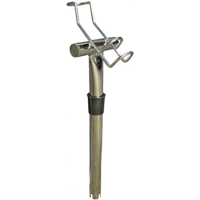 Single Rod Holder, Heavy Duty Stainless Steel 