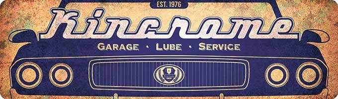 Tin Sign ''Garage Lube Service'' Kincrome