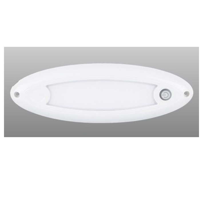 LED Exterior Interior LED Lamp With Switch Oval 201mm 