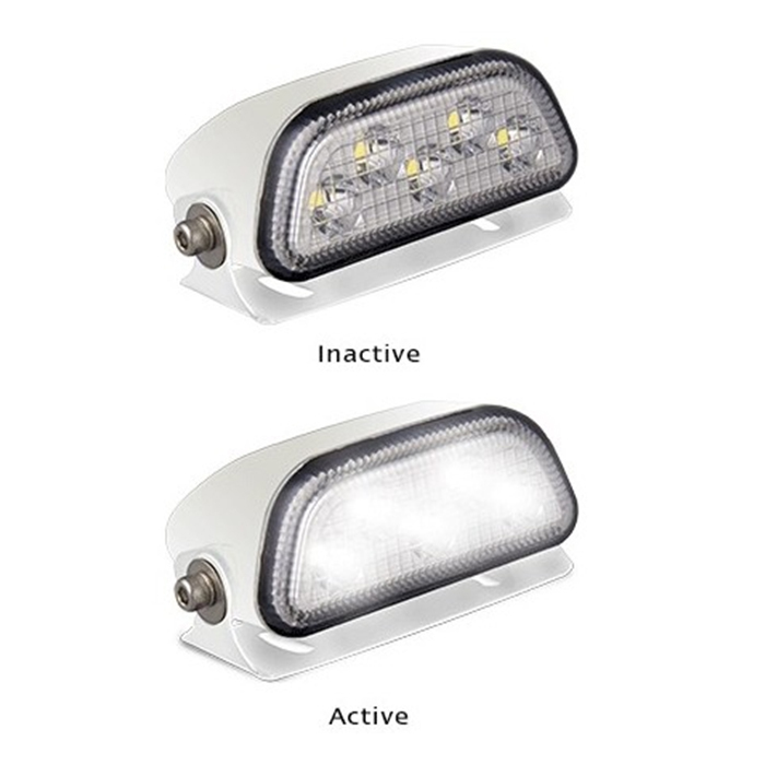 5 LED Low Profile Bar Floodlight White Body 12/24 Volt LED Technologies