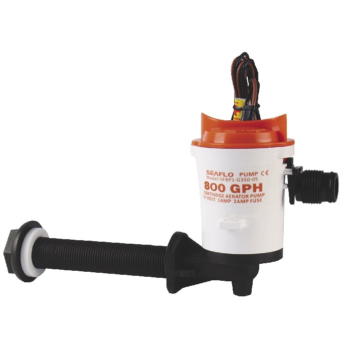 SEAFLO Live Bait Tank Pump 90 Degree