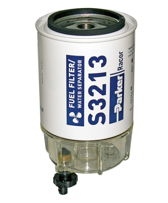 Parker Hannifin Racor B32013 Fuel/Water Separator Filter With Clear Bowl To Suit Mercury