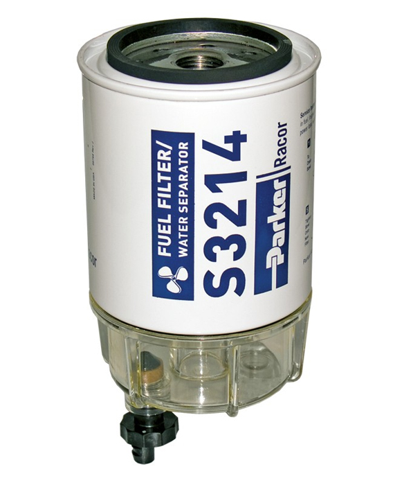 Parker Hannifin Racor B32014 Fuel/Water Separator Filter With Clear Bowl To Suit Johnson/Evinrude
