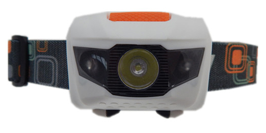 LED Head Lamp With Hi/Lo White Light Plus Red Night Beam 