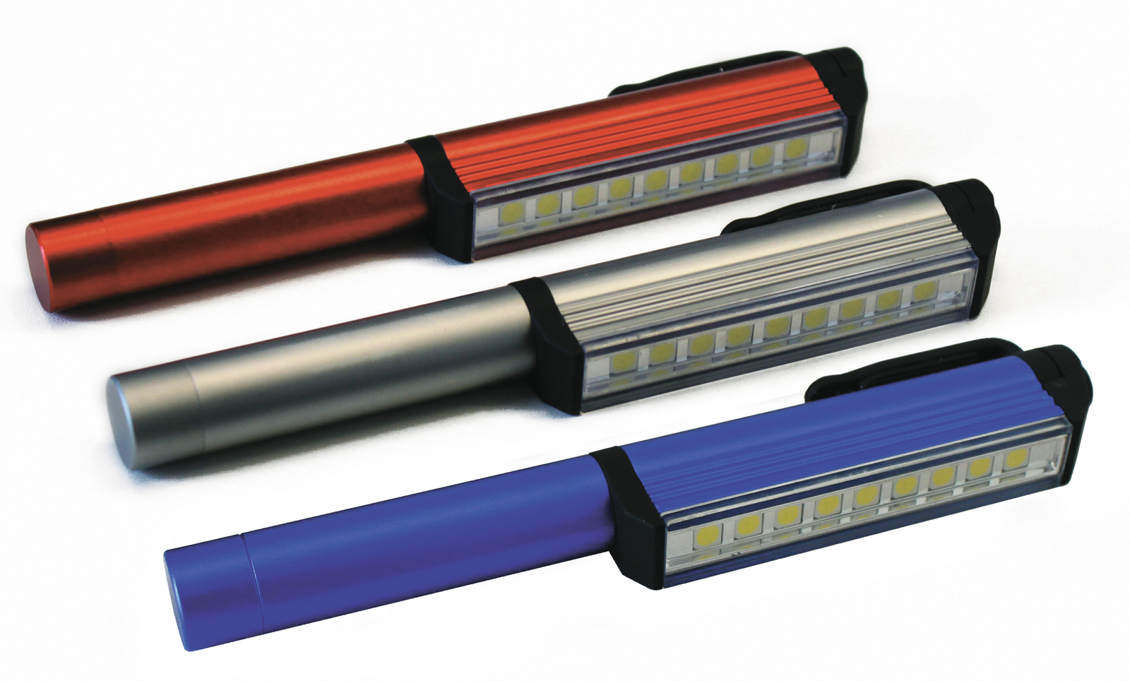 LED 9SMD LED Pocket Penlight With Aluminium Body 