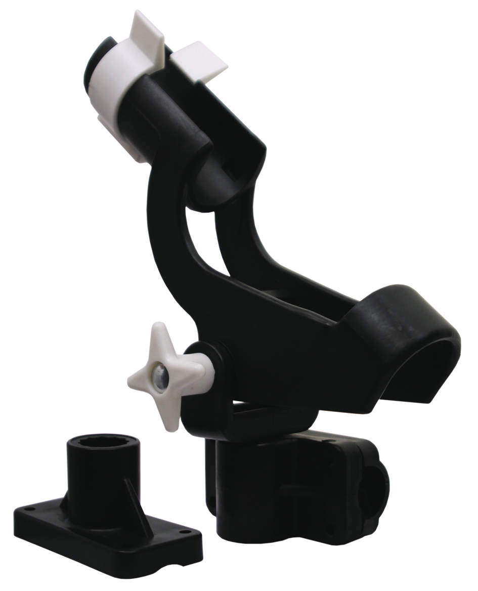 Rod Holder, Adjustable Mount, Plastic 