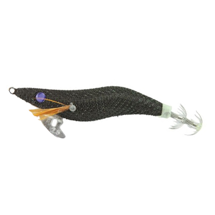 Squid Jig Black And Charcoal Body 