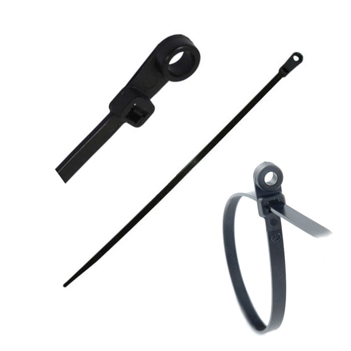 Cable Ties Black Flexible U.V Resistant 171mm Length, 3.7mm Width 