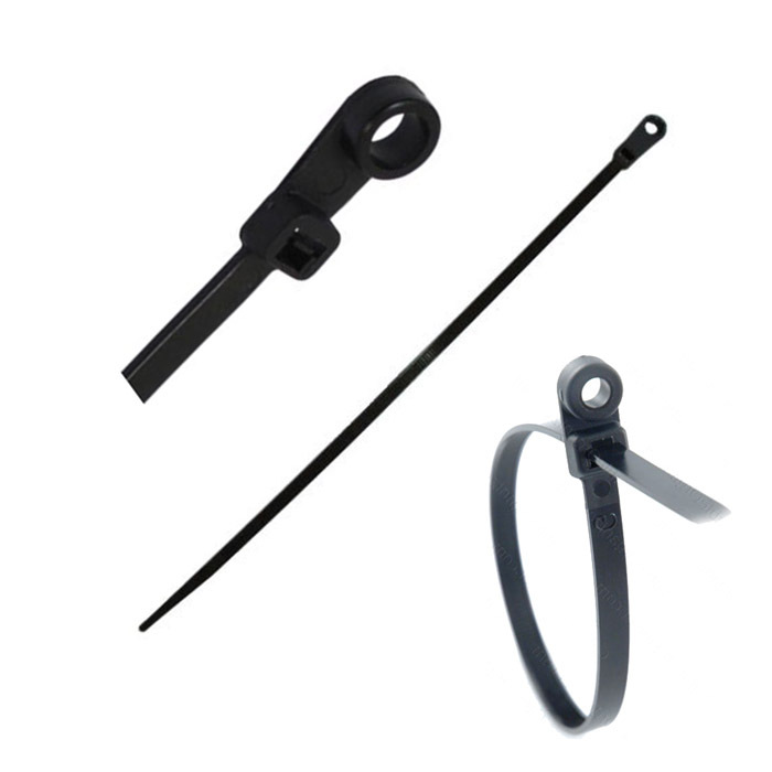 Cable Ties Black Flexible U.V Resistant 171mm Length, 3.7mm Width