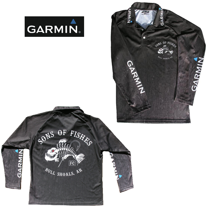 Garmin Exclusive Fishing Shirt With Sons Of Fishes, Provides UV Protection 