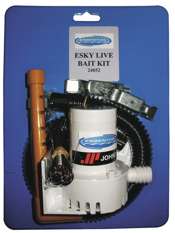 Esky Live Bait Tank Kit Includes 500gph Pump Hose And Spray Bar - Essential