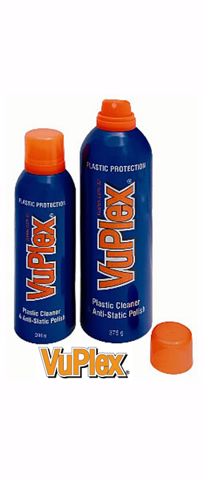 Vuplex Spray Provides A Perfectly Clear Maintenance Solution For Plastics 
