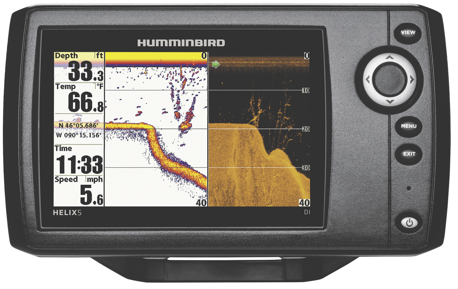 Humminbird Helix 5CX DI Sonar With Down Imaging Switchfire and DualBeam PLUS Humminbird