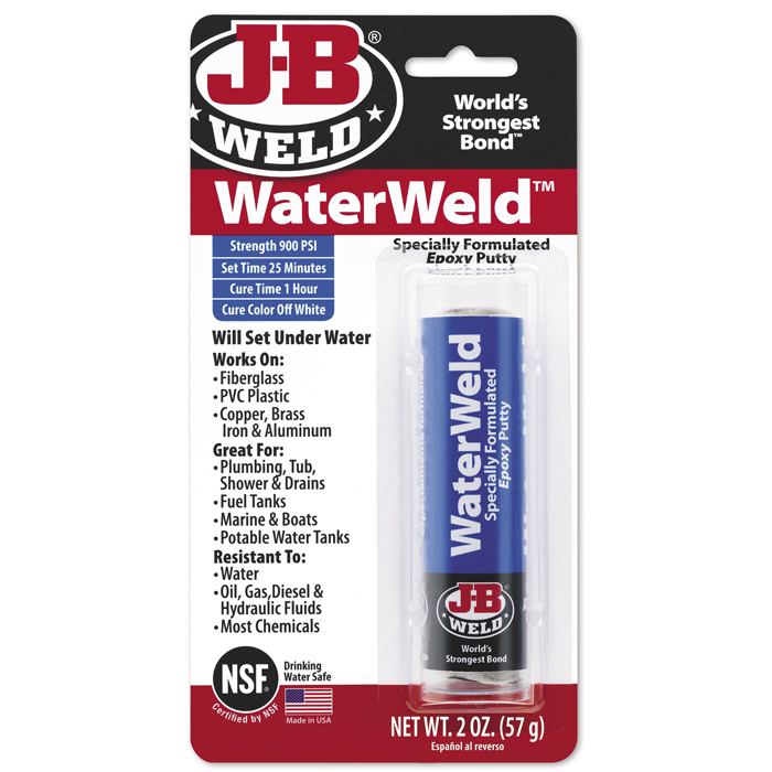 JB Weld Marine Water Weld 2 Part Epoxy Stick 