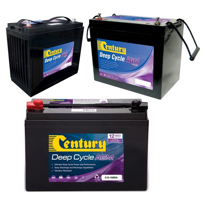 Century Battery 165Ah Deep Cycle AGM 165DA Battery