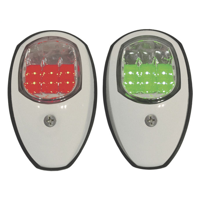 LED Side Mounting Navigation Lights White 