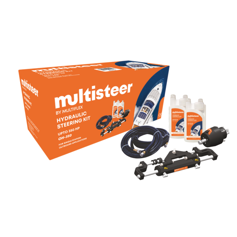 MULTIFLEX MultiSteer Hydraulic Steering Kit For MotorsTo 350hp 