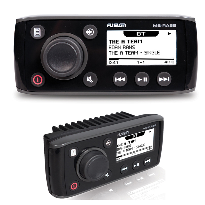 Fusion RA55 Compact Marine Stereo With Bluetooth Fusion