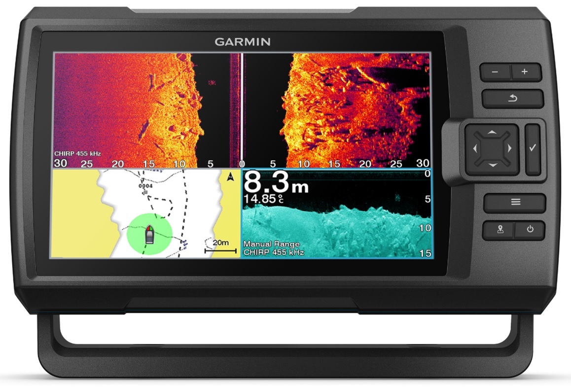 Garmin STRIKER Vivid 9sv 9 CHIRP Fishfinder With DownVu / SideVu And GPS