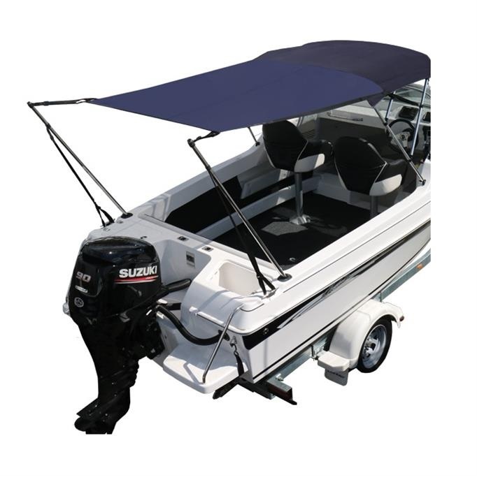 Bimini Extension And Sun Shade Kit 1.7x1.7m Blue Oceansouth