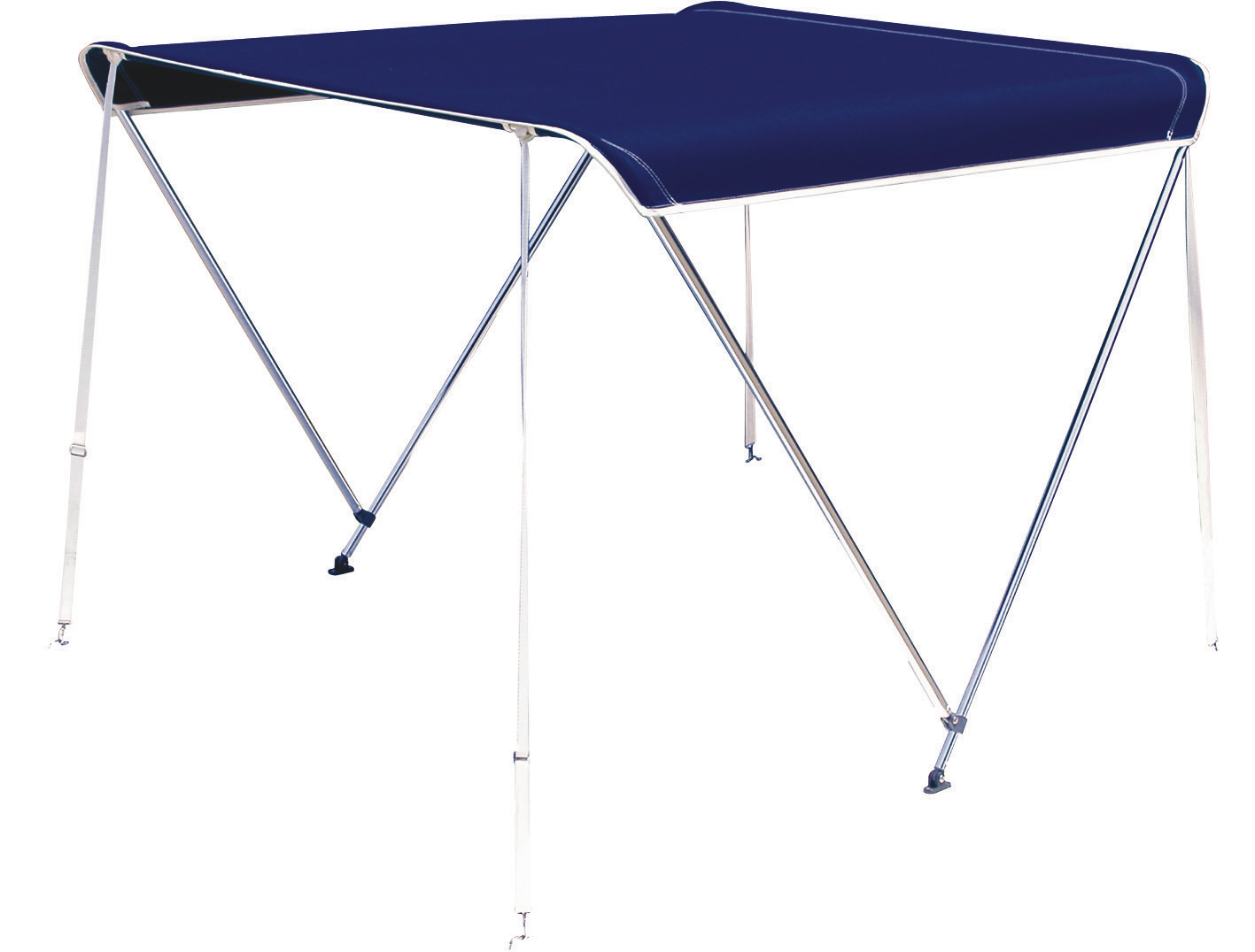 2 Bow Bimini Kit Complete With All Tubes And Fastenings Blue 1.5-1.7m Oceansouth