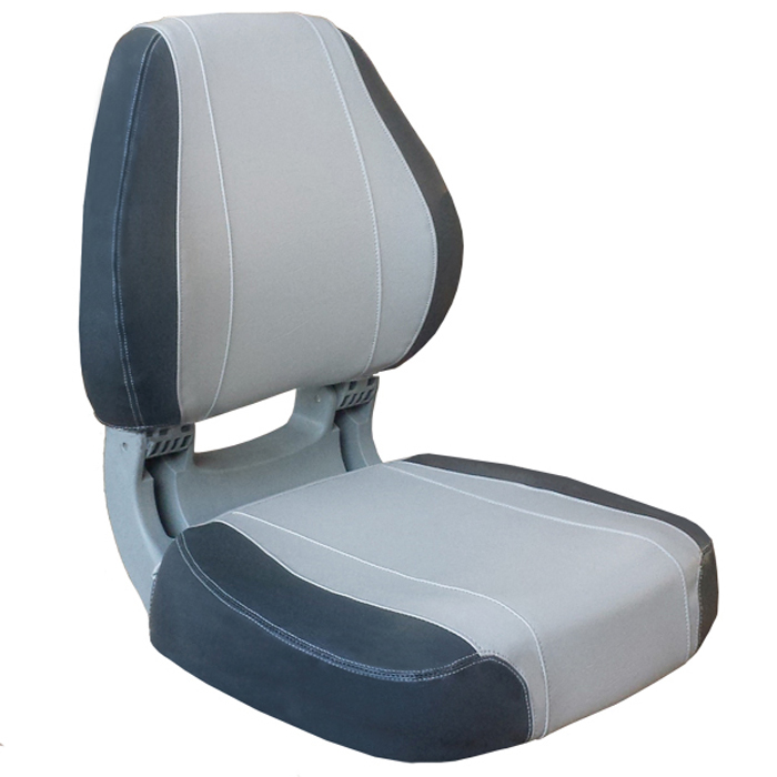 Sirocco Ergonomic Folding Upholstered Seat Charcoal And Grey