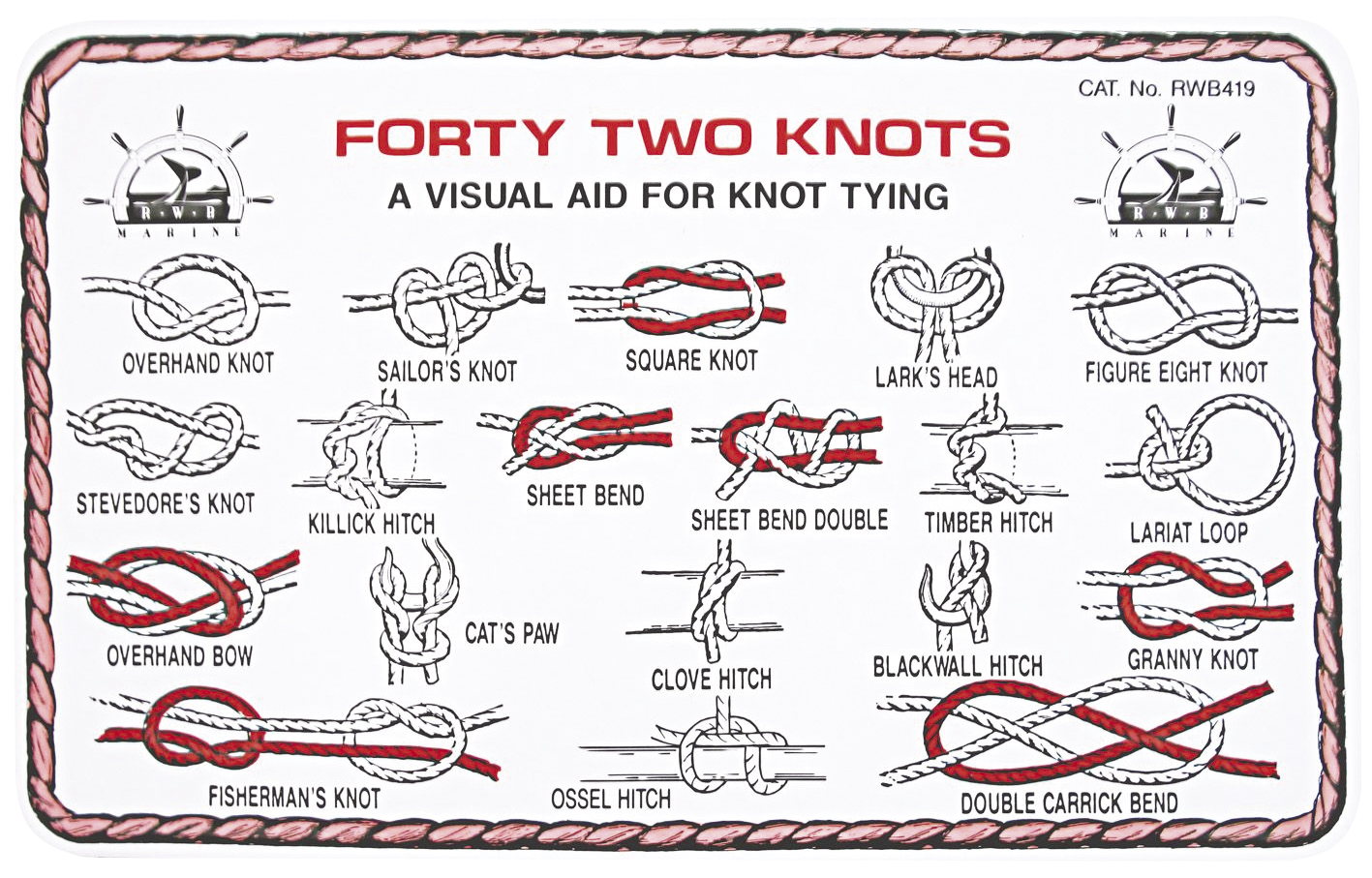 42 knot Card With Rope 