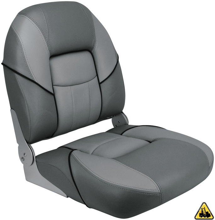 Relaxn Deluxe Fold Down Seat Grey Light Grey