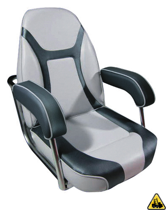 Relaxn Bluewater Premium Seat Dark Grey And Light Grey Upholstery