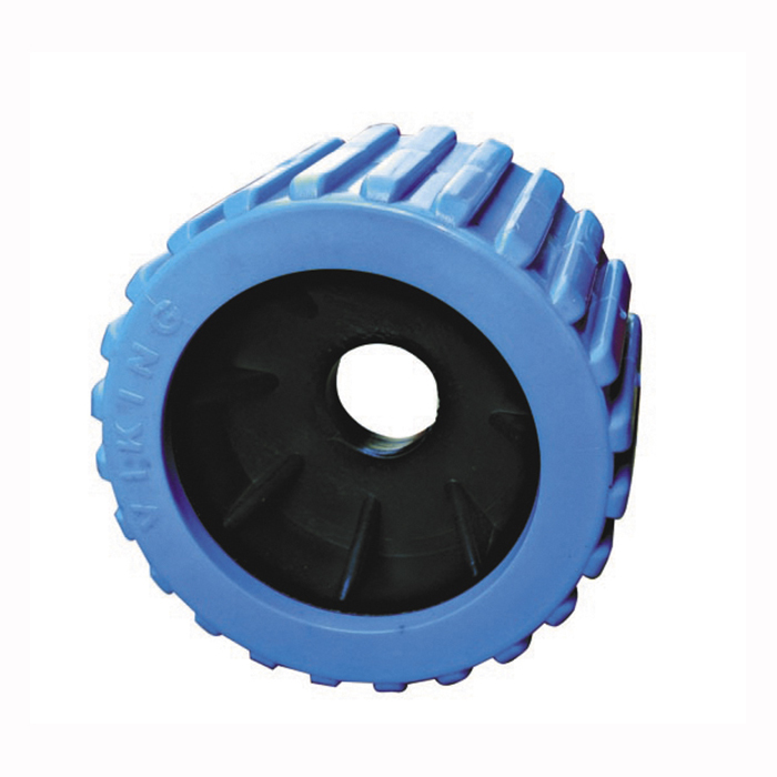 Wobble Roller Ribbed 20mm Centre Blue