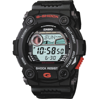 CASIO G-Shock Tide Watch With Resin Body And Band