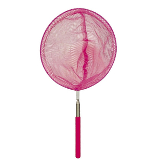 Kids Fishing net With Telescopic Handle Pink