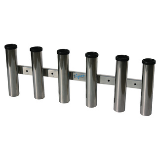 Viper Pro Stainless Steel Deluxe Six Rod Rack