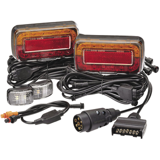 LED Complete Submersible Trailer Lamp Kit 12 Volt
