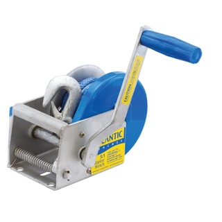 Atlantic Manual Trailer Winch 5:1 700kg Rope