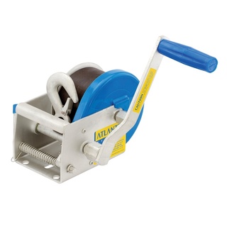 Atlantic Manual Trailer Winch 5:1-1:1 700kg Strap
