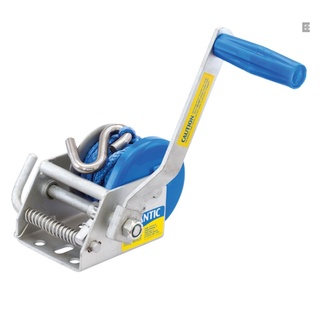 Atlantic Manual Trailer Winch 3:1 Tinny 300kg Rope